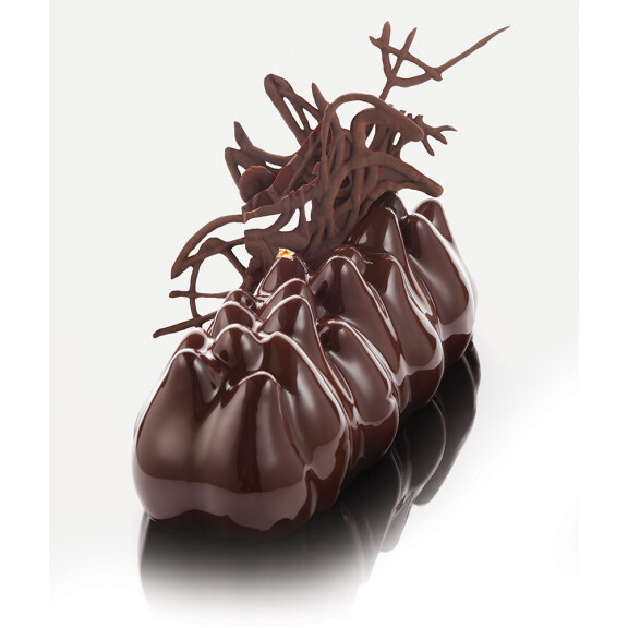 Silikónová forma na 3D dezert - 250x90x85 mm, 1050 ml - KE046S | PAVONI, Anemone