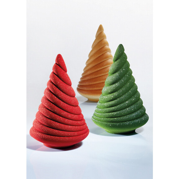 Forma na čokoládu - vianočný stromček, 125x195 mm, 200 g - KT150 | PAVONI, Soft