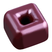 Tritanová forma na pralinky - štvorec s otvorom 21 ks, 26x26x16 mm, 10 gr - PC51FR | PAVONI, Iconic