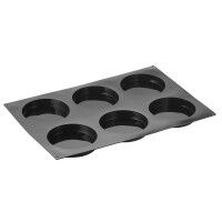 Silikónová forma na 3D dezert - 600x400 mm, 6 ks, 160x30 mm - PX061 | PAVONI, Pavoflex