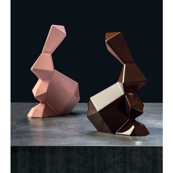 Forma na čokoládové dezerty - abstraktný králik, 145x95x180 mm, 170 g - KT185 | PAVONI, Rocky Roger