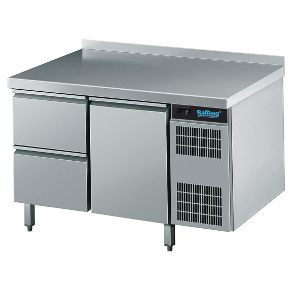 Chladiaci stôl 2 zásuvky a dvere 270 l, 1250x700x850 mm | RILLING, AKT EK721 1601-2/1