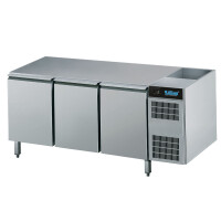 Chladiaci stôl 3 dverový 420 l, bez pracovnej dosky, 1718x675x800 mm | RILLING, AKT EK731 1600