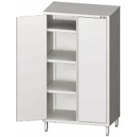 Nerezová skriňa s 2 krídlovými dvierkami 1200x700x1800 mm, 3 police | STALGAST, 981527120