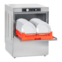 Umývačka riadu s vypúšťacím čerpadlom, elektromechanické ovládanie, kôš: 50x50 cm, 230V, 600x600x820 mm, Grand Series, Easy Line | ASBER, GE-500 B