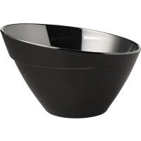 Misa okrúhla z melamínu čierna Ø 210 mm | APS, Balance