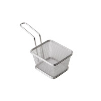Košík servírovací 130x105x90 mm, nerezová oceľ | APS, Snack Holder
