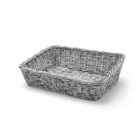 Kôš obdĺžnikový, 400x300x(h)120 mm, šedý | HENDI, 426661