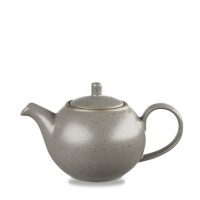 Sivá kanvica, ručne zdobená 420 ml | CHURCHILL, Stonecast Peppercorn Grey