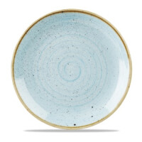 Porcelánový plytký talíř, ručne zdobený 28,8 cm | CHURCHILL, Stonecast Duck Egg Blue
