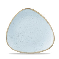 Porcelánový tanier v tvare trojuholníka, ručne zdobený 19,2 cm | CHURCHILL, Stonecast Duck Egg Blue