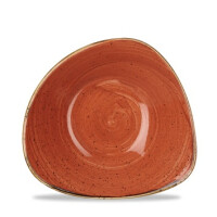 Porcelánová miska trojuholníková, ručne zdobená 600 ml | CHURCHILL, Stonecast Spiced Orange