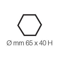 Pomôcka na vyťahovanie upečených výrobkov z formy - hexagon, 42x25 mm | PAVONI, EMES