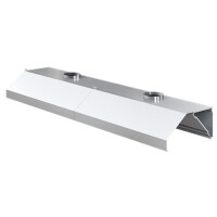 Prístenný gastronomický digestor z nerezovej ocele, odsávací, trapézový 3500x900x450 mm | ASBER, WEH-3509/2