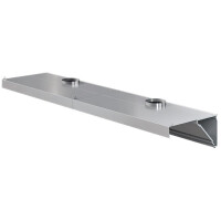 Prístenný gastronomický digestor z nerezovej ocele, odsávací, šikmý 2700x900x450 mm | ASBER, WEHO-2709/2