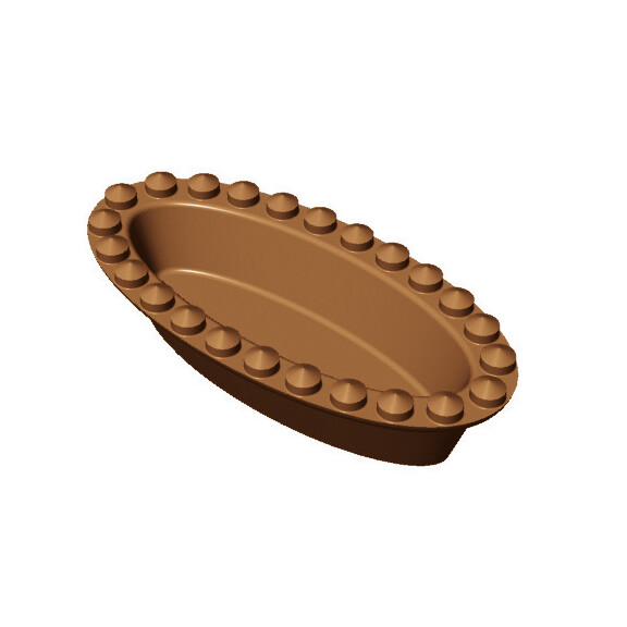 Vložka - forma pre zariadenie COOKMATIC a COOKMATIC SPECIAL na 30 kusov o rozmeroch 67x33x18 mm, ovál | PAVONI, PIASTRAE