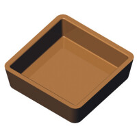 Vložka - forma pre zariadenie COOKMATIC a COOKMATIC SPECIAL na 12 kusov o rozmeroch 70x70x20 mm, obdĺžnik | PAVONI, PIASTRA34