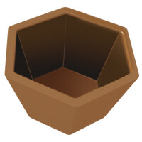Vložka - forma pre zariadenie COOKMATIC a COOKMATIC SPECIAL na 25 kusov o rozmeroch 46x40x25 mm, hexagon | PAVONI, PIASTRA14