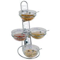 Bufetový etažér 390x310x660 mm, 4 šalátové misky x 2,5 l | APS, Big