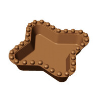 Vložka - forma pre zariadenie COOKMATIC a COOKMATIC SPECIAL na 16 kusov o rozmeroch 62x62x18 mm, hviezda | PAVONI, PIASTRAH
