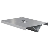 Centrálny gastronomický digestor z nerezovej ocele, odsávací, šikmý 1700x2000x450 mm | ASBER, CEHO-1720/1