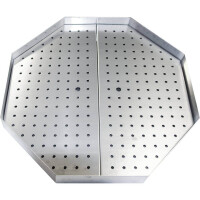 Odkvapkávacia nádoba na tuk na gyros, kebab, 650x650x50 mm | POTIS, 777581