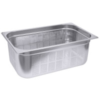 Gastronádoba z nerezovej ocele GN2/3 40 mm, dierovaná | CONTACTO, 7323/040
