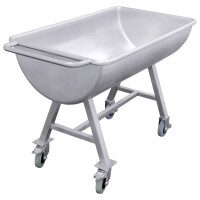 Vozík s drezom 150 l na 2 kolieskach 1100x650x825 mm | CONTACTO, 400/150