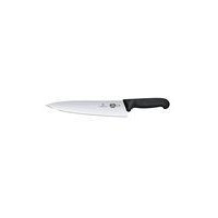 Nôž kuchynský, široká čepeľ, 25 cm, čierny | VICTORINOX, Fibrox, 5.2003.25