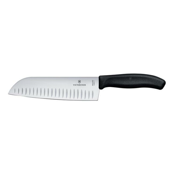 Nôž Santoku, vrúbkovaný, 17 cm | VICTORINOX, Swiss Classic, 6.8523.17B