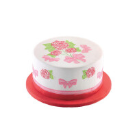 Silikónová podložka na krajkové ozdoby a dekorácie TRD14 ROSES | SILIKOMART, Tricot Decor