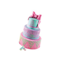 Silikónová podložka na krajkové ozdoby a dekorácie TRD16 HAPPY BIRTHDAY | SILIKOMART, Tricot Decor
