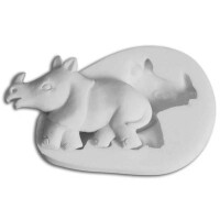 Forma na cukrovú hmotu SLK 123 - nosorožec, 62x40 mm | SILIKOMART, Sugarflex Rhino
