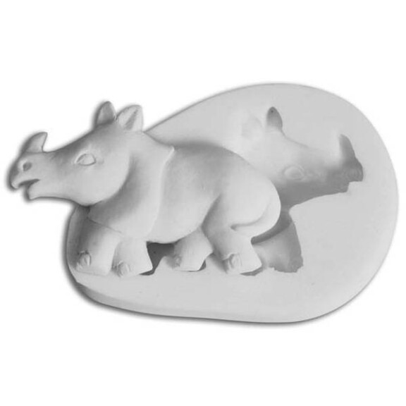 Forma na cukrovú hmotu SLK 123 - nosorožec, 62x40 mm | SILIKOMART, Sugarflex Rhino