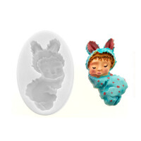 Forma na cukrovú hmotu SLK 405 - dieťa, 15x25 mm | SILIKOMART, Sugarflex Bunny Baby