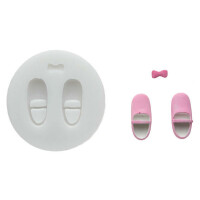 Forma na cukrovú hmotu SLK 219 - topánočky, 28x10 mm | SILIKOMART, Sugarflex Baby Shoes