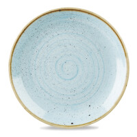 Plytký tanier z porcelánu, Ø 32,4 cm | CHURCHILL, Studio Prints Raku Topaz Blue