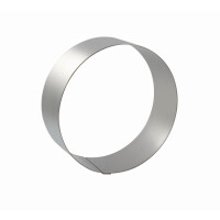 Cukrársky ráfik guľatý - 160 mm x 50 mm - 1H5X16 | MARTELLATO, STAINLESS STEEL BANDS