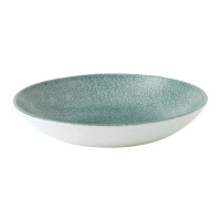 Porcelánový plytký tanier Coupe 16,5 cm | CHURCHILL, Raku Topaz Blue
