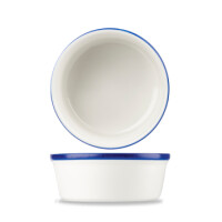 Porcelánová okrúhla nádoba na zapekanie 13,3 cm | CHURCHILL, Retro Blue