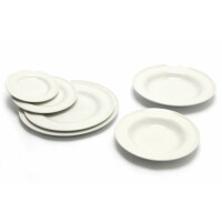 Porcelánový plytký tanier 23 cm | ALCHEMY, Alchemy White