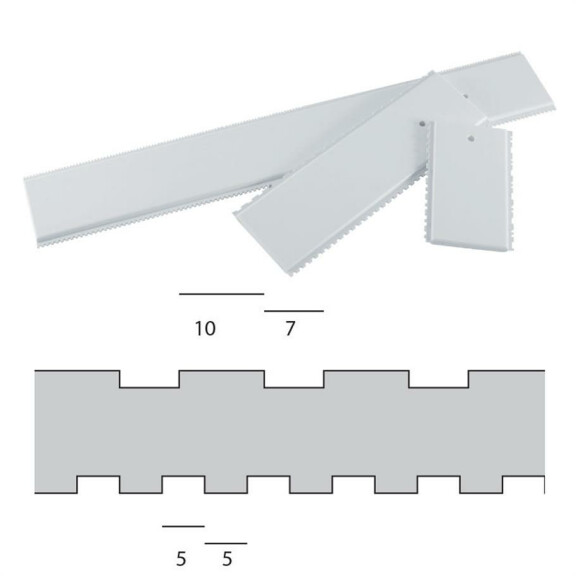 Dekoračná stierka - 34 cm -PDM3/4 | MARTELLATO, DECORATIVE COMBS