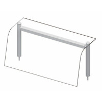 Ohrievací Nadstavec nad stoly s ochranným sklom, 1122x455x450 mm | STALGAST, ST 269