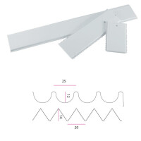 Dekoračná stierka - 70 cm -PD13/14 | MARTELLATO, DECORATIVE COMBS