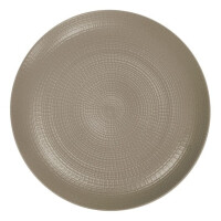Béžový kameninový plytký tanier 28 cm | DEGRENNE, Modulo Nature