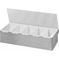 Barmanská nádoba 5-dílná 375x140x90 mm | HENDI, 552100