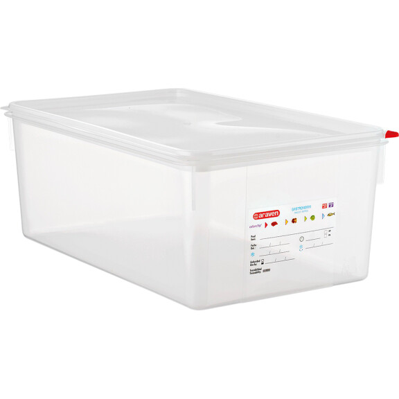 Gastronádoba GN 1/1 200 mm z polypropylénu HACCP | ARAVEN, 161205