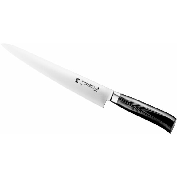 Nôž Sujihiki, 24 cm | TAMAHAGANE, SAN Black