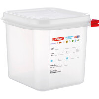 Gastronádoba GN 1/6 150 mm z polypropylénu HACCP | ARAVEN, 166155