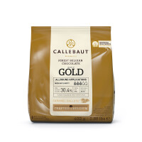 Karamelová čokoláda Gold 30,4% Callets 0,4 kg balenie | CALLEBAUT, CHK-R30GOLD-E0-D94